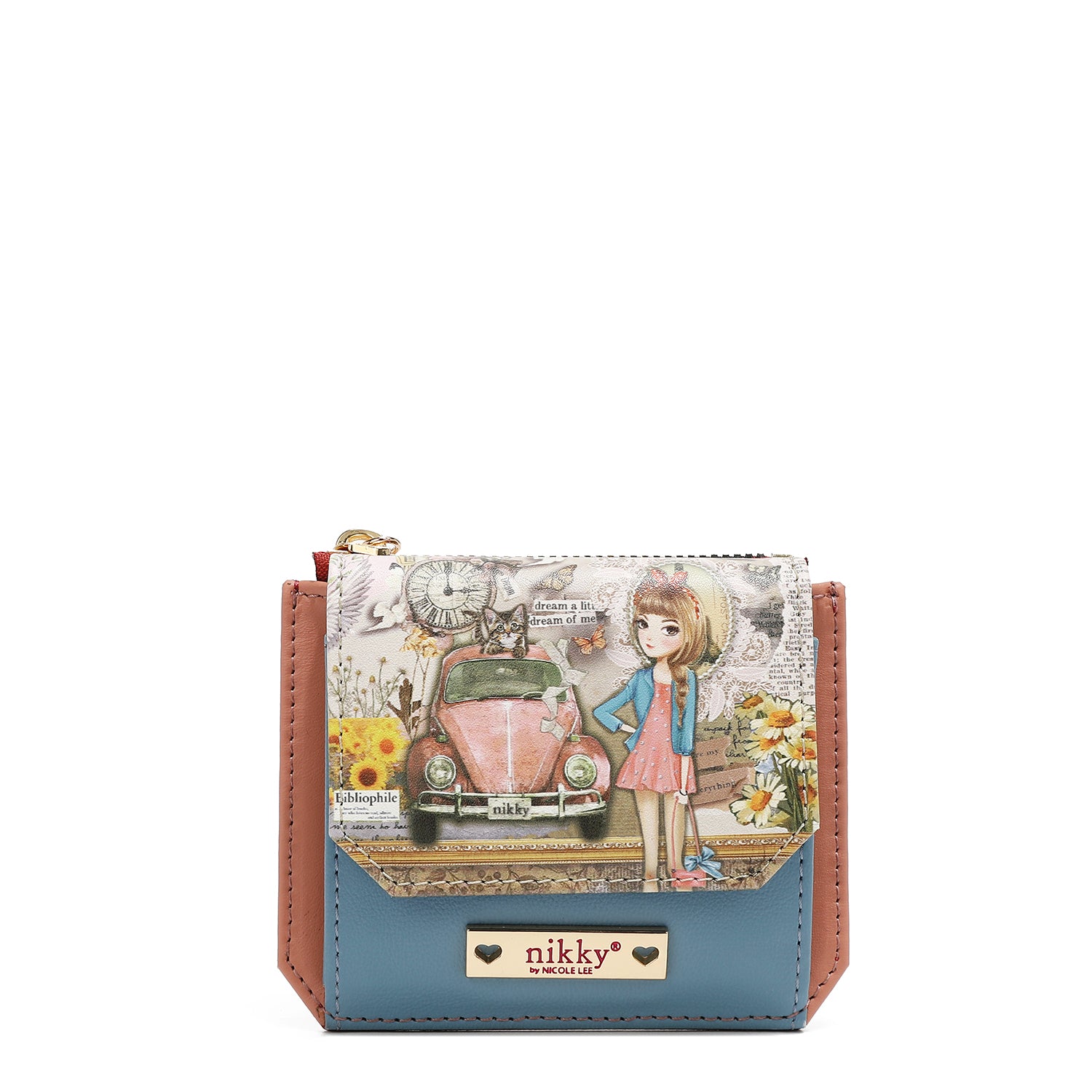 Compact cardboard with purse