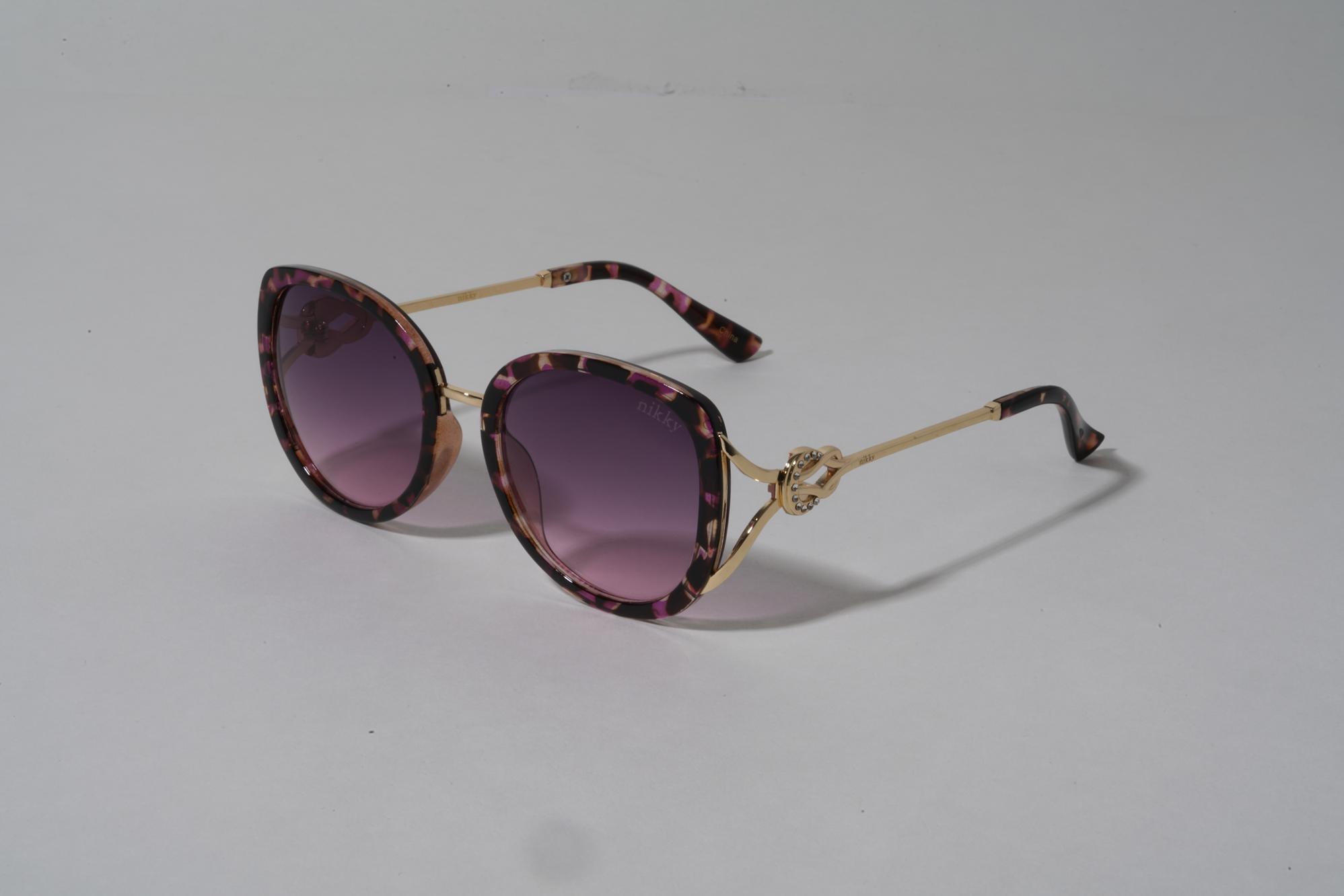 NK PURPLE BUTTERFLY SUNGLASSES