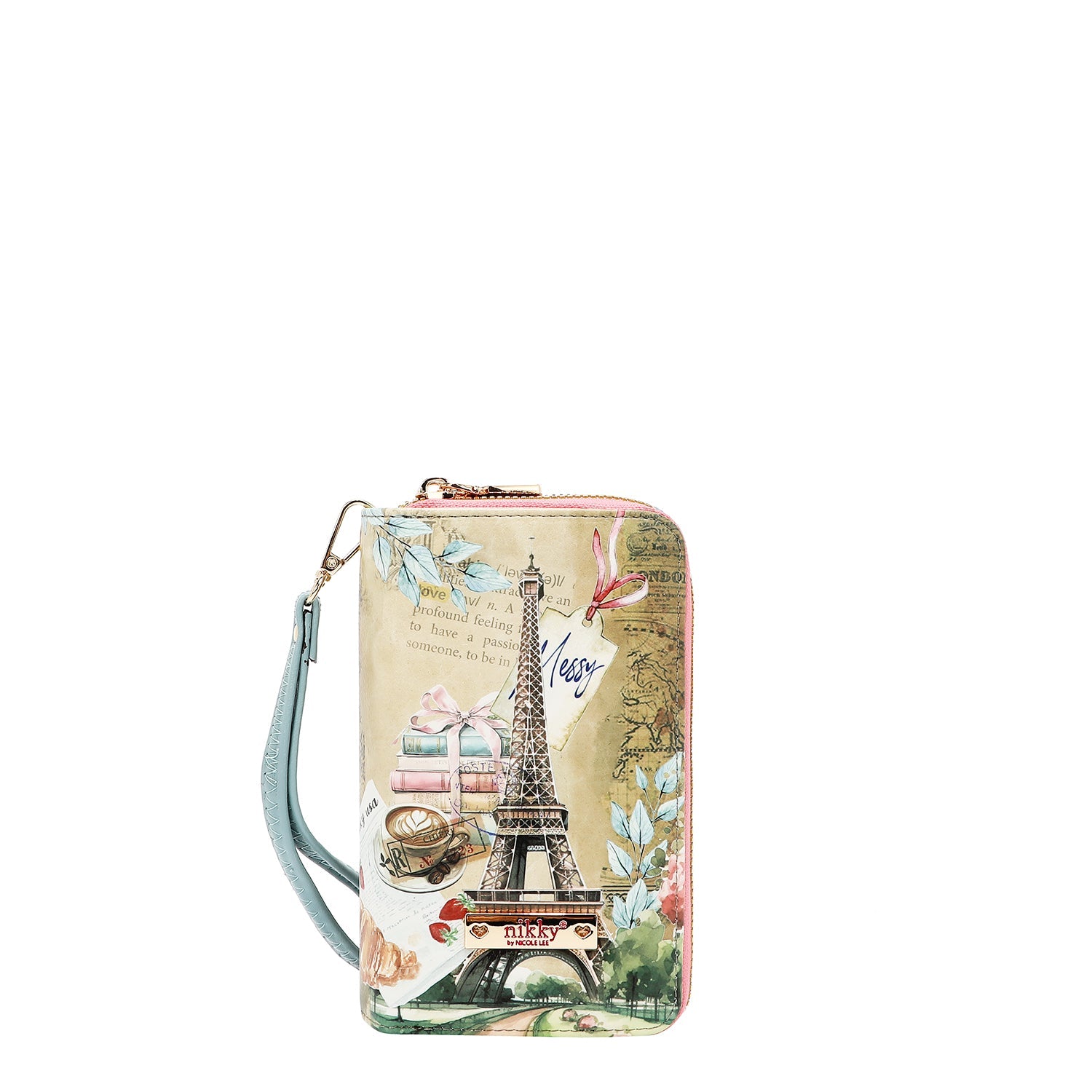 CARTERA MEDIANA CON DOBLE CREMALLERA (CHASING DREAMS)