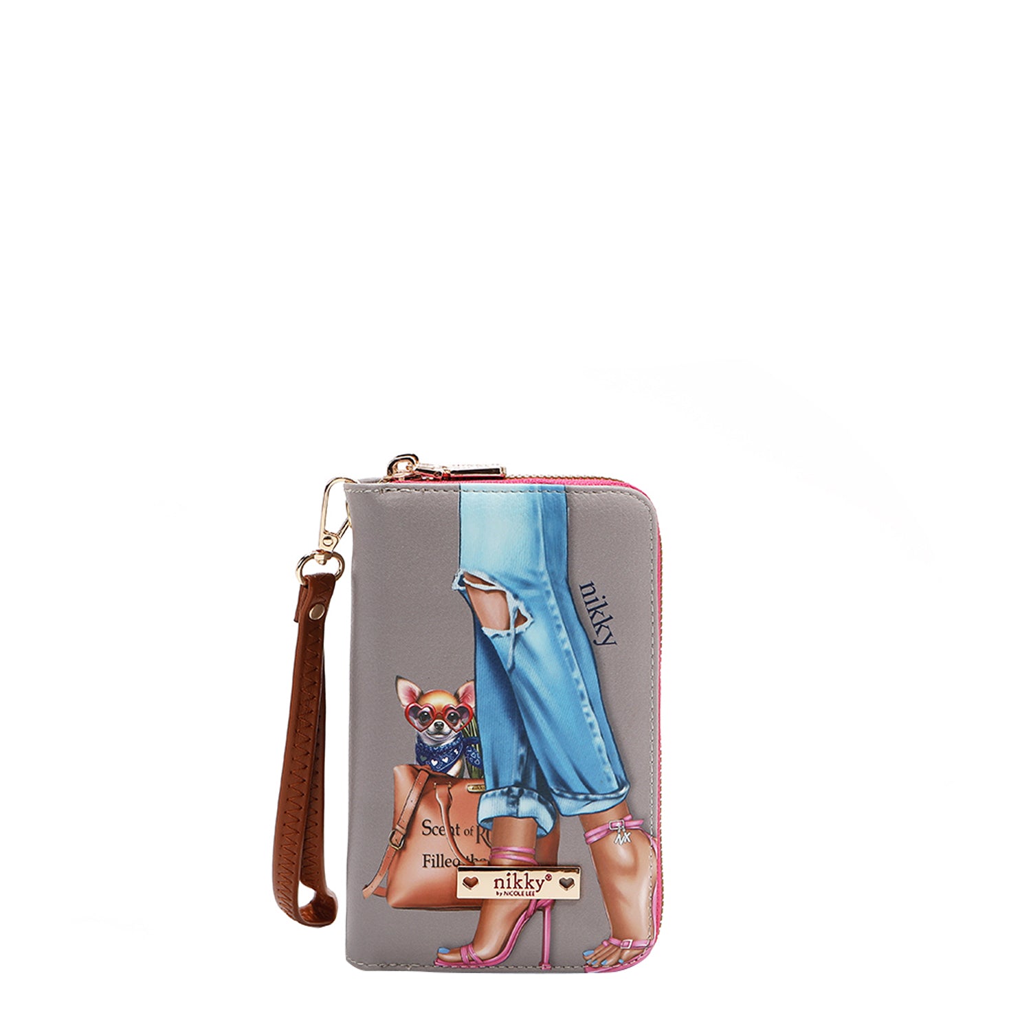 CARTERA MEDIANA CON DOBLE CREMALLERA (ESSENCE OF YOU)