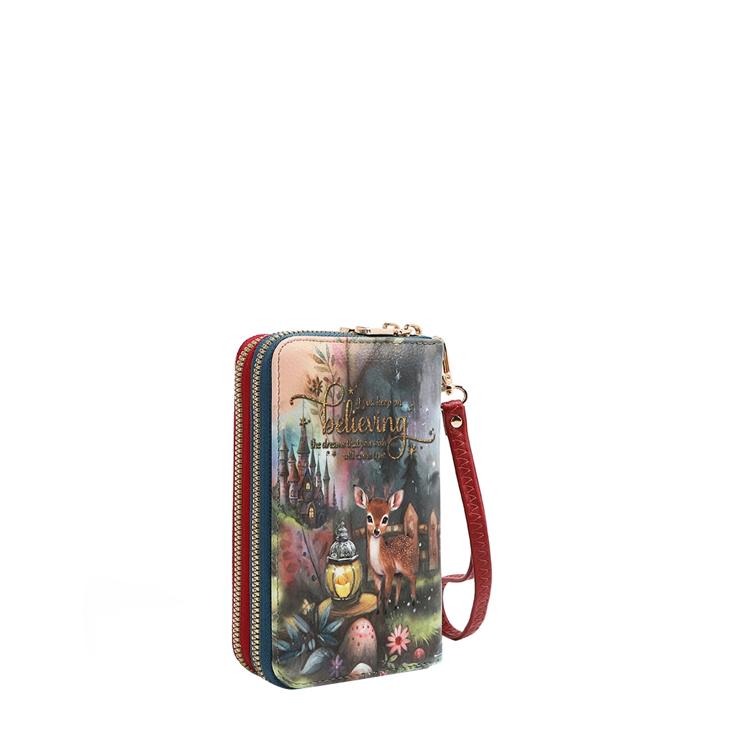 MEDIUM WALLET WITH DOUBLE ZIPPER (<tc>FAIRY TALE</tc>)