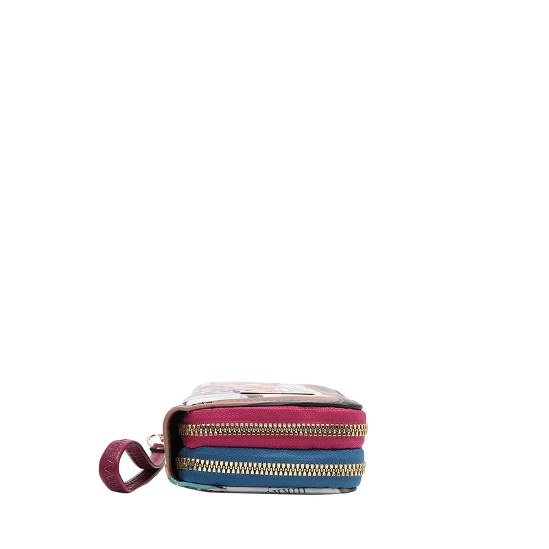 CARTERA MEDIANA CON DOBLE CREMALLERA (NOSTALGIA)