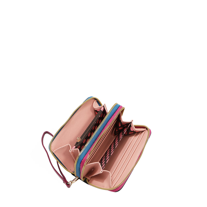 CARTERA MEDIANA CON DOBLE CREMALLERA (NOSTALGIA)