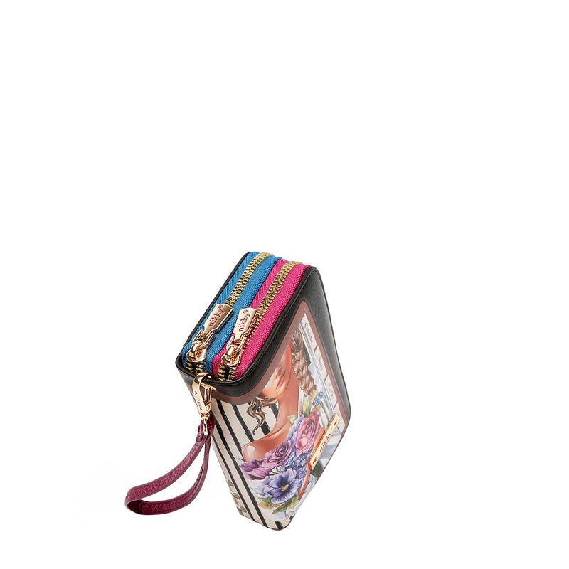 CARTERA MEDIANA CON DOBLE CREMALLERA (NOSTALGIA)
