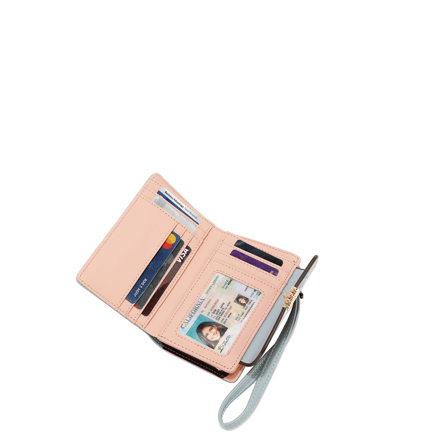 CARTERA PLEGABLE PEQUEÑA NIKKY (CHERRY LIPS-NEGRO)