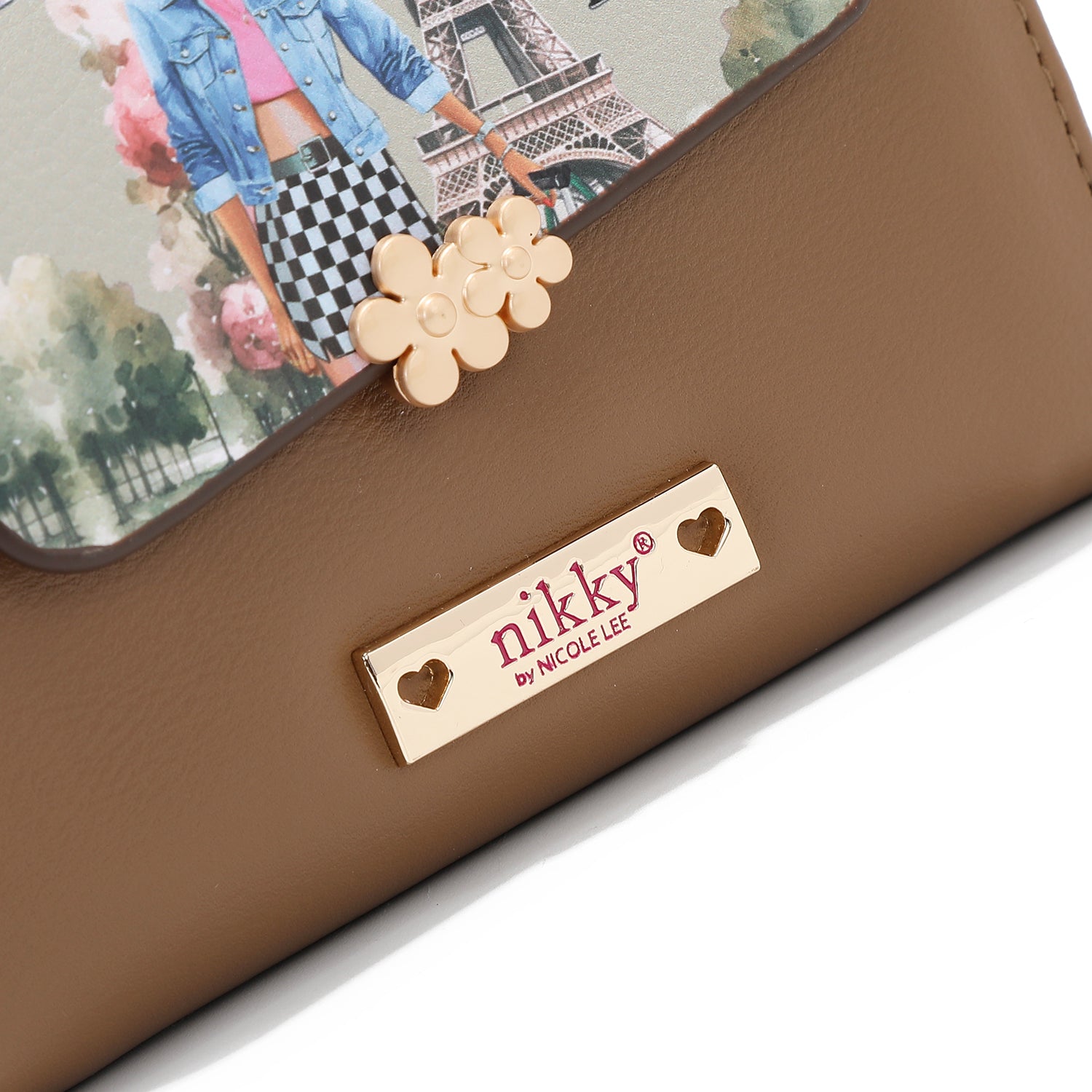CARTERA PLEGABLE PEQUEÑA NIKKY (I LIVE TO TRAVEL)