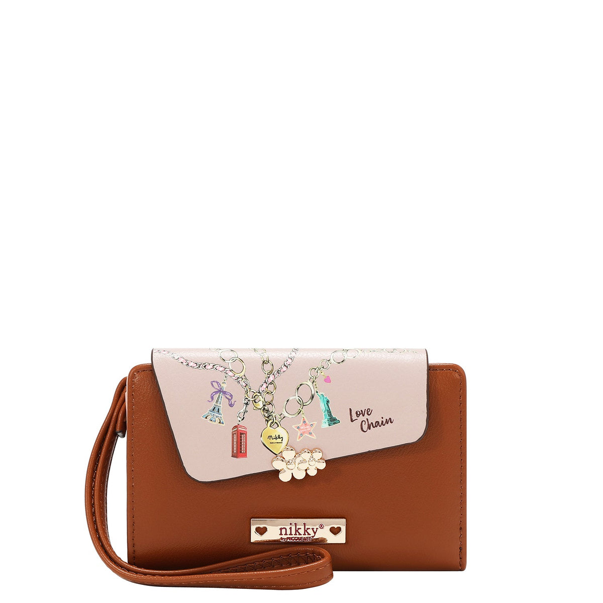 CARTERA PLEGABLE PEQUEÑA NIKKY (LOVE CHAIN)