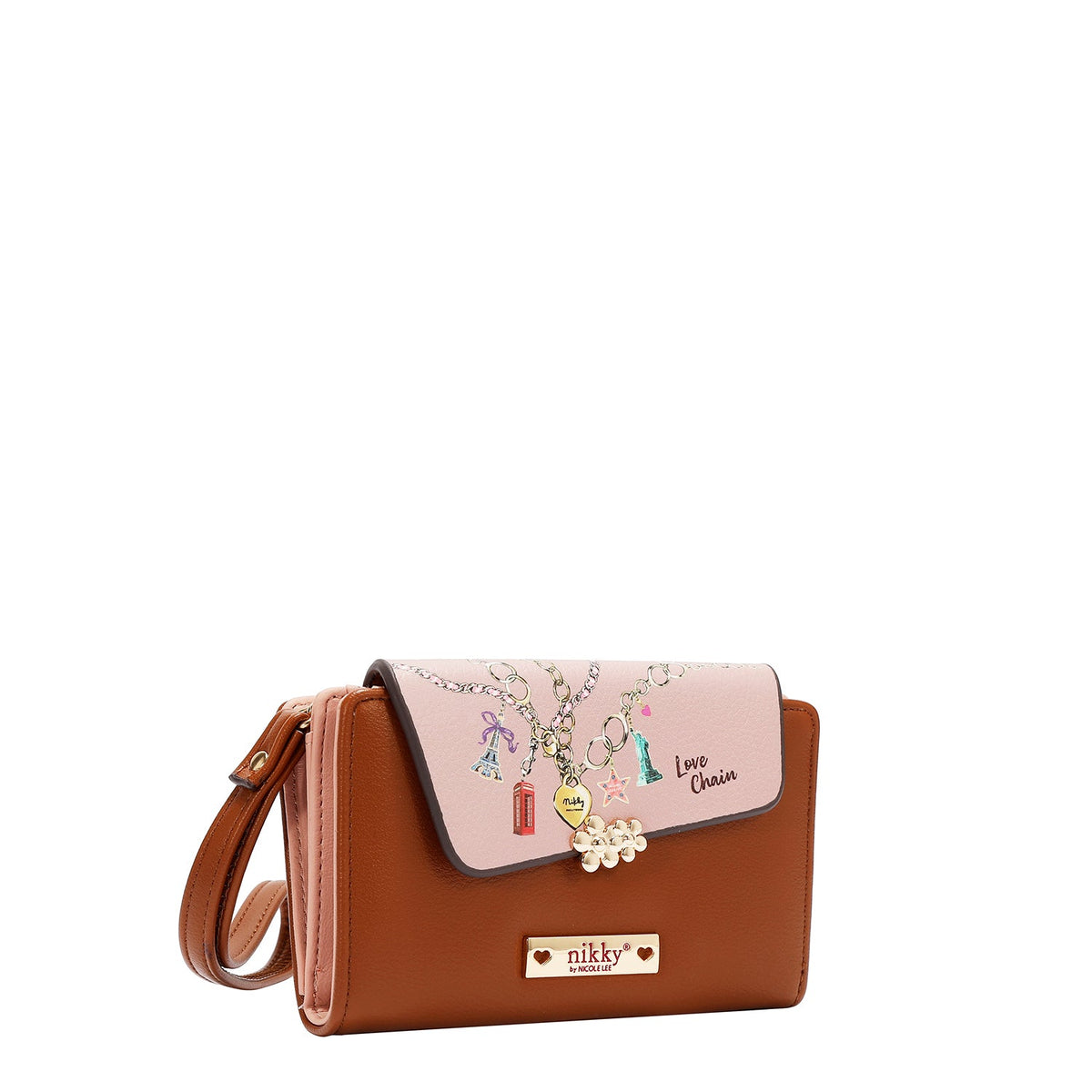 CARTERA PLEGABLE PEQUEÑA NIKKY (LOVE CHAIN)