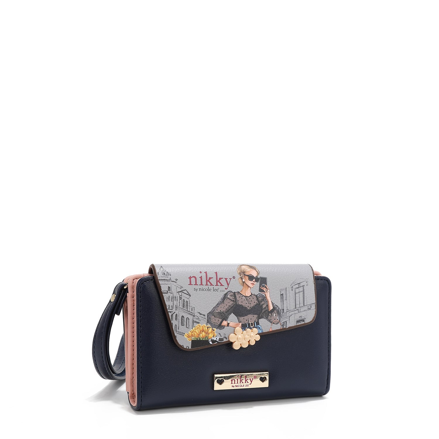 CARTERA PLEGABLE PEQUEÑA NIKKY (URBAN COFFEE DREAM)