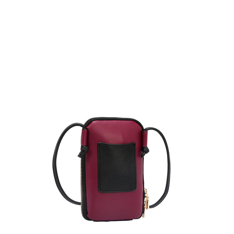 BOLSO CRUZADO CON CREMALLERA PARA TELÉFONO/CARTERA (MEANT TO LOVE YOU)