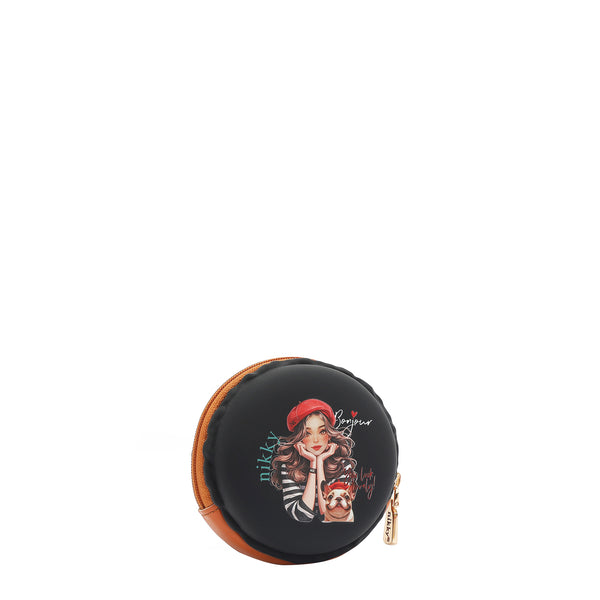 ESTUCHE REDONDO DE SILICONA (EIFFEL DREAMS NEGRO)