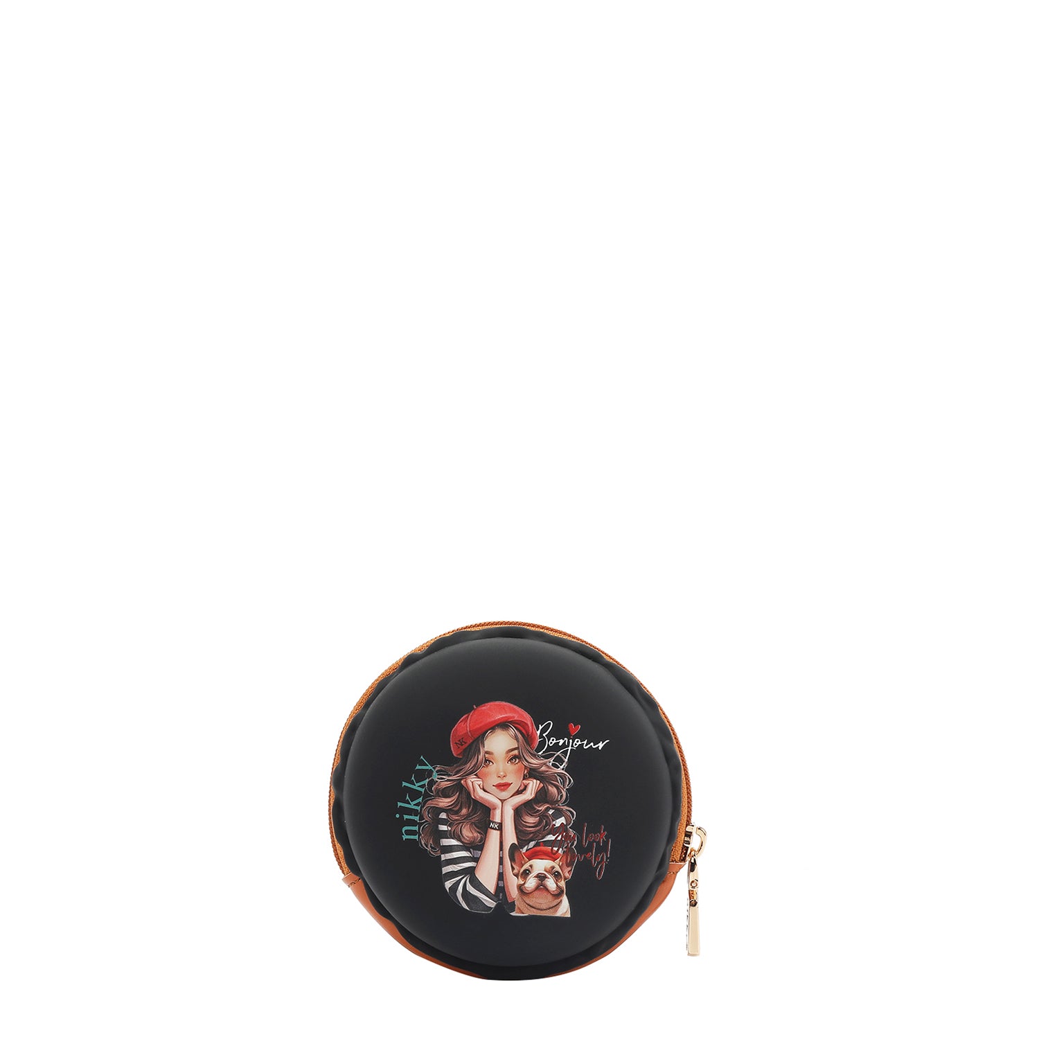 ESTUCHE REDONDO DE SILICONA (EIFFEL DREAMS NEGRO)