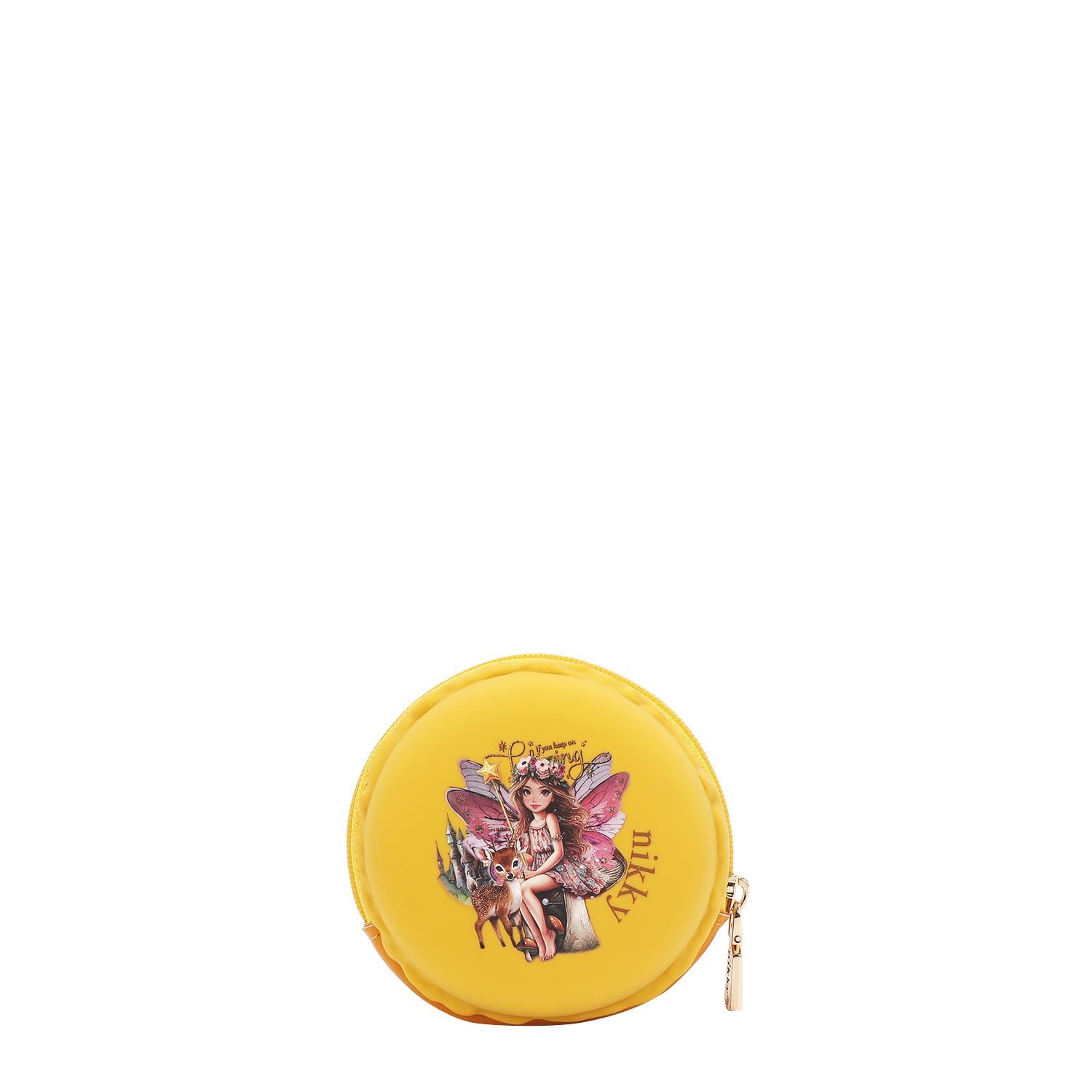 ESTUCHE REDONDO DE SILICONA (FAIRY TALE MOSTAZA)