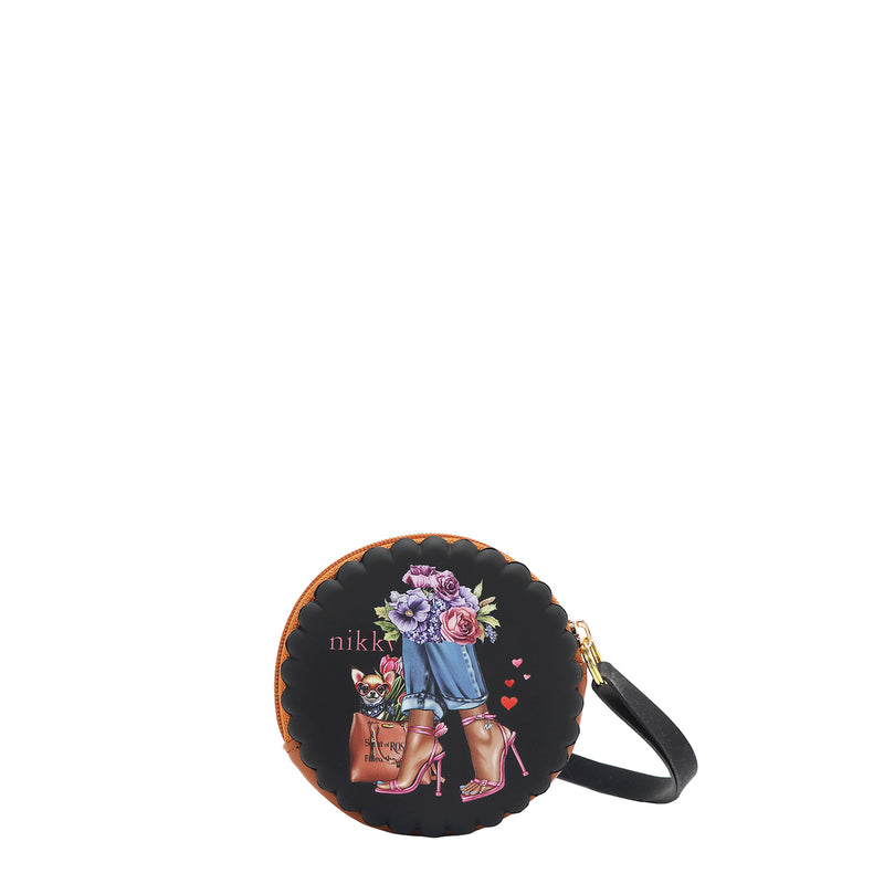 ESTUCHE REDONDO DE SILICONA CON PULSERA (ESSENCE OF YOU NEGRO)