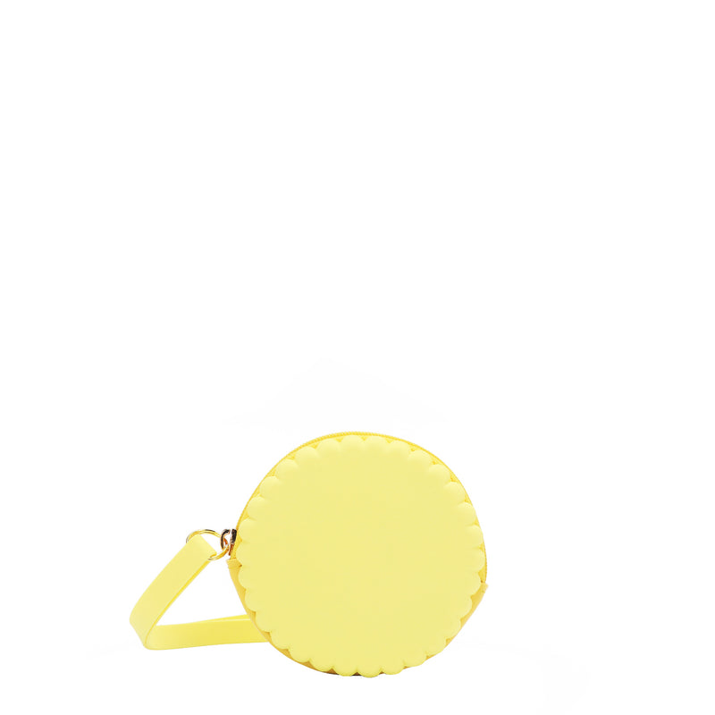 ESTUCHE REDONDO DE SILICONA CON PULSERA (ESSENCE OF YOU AMARILLO)