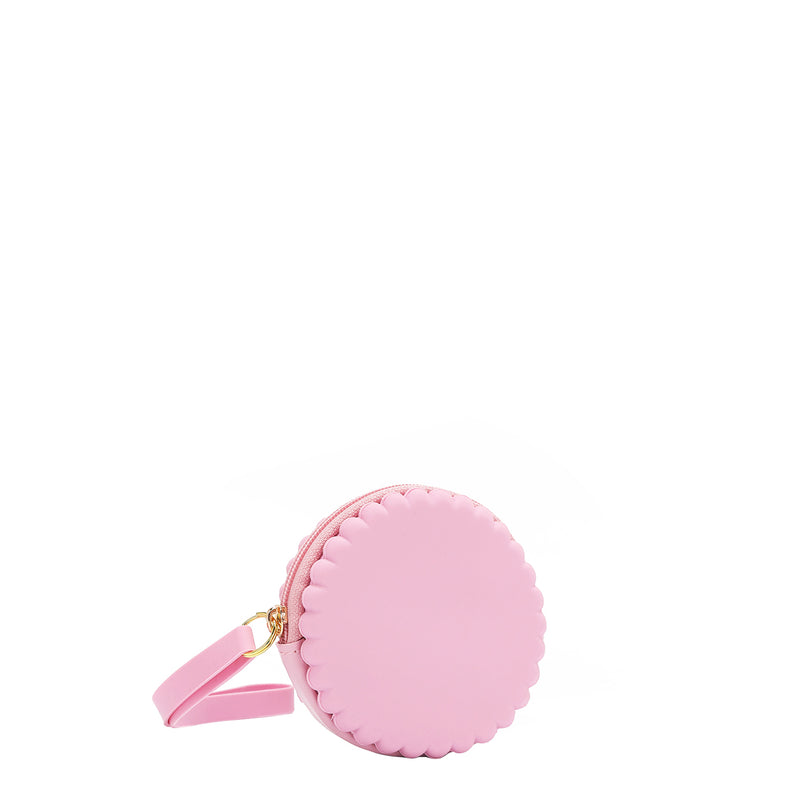 ESTUCHE REDONDO DE SILICONA CON PULSERA (FAIRY TALE ROSA)
