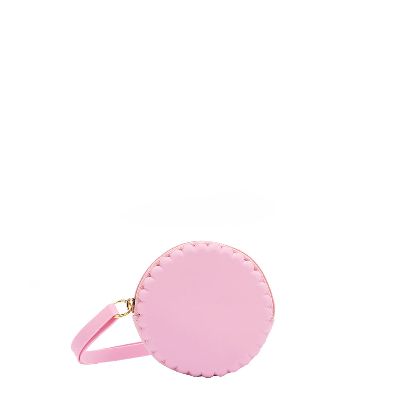 ESTUCHE REDONDO DE SILICONA CON PULSERA (FAIRY TALE ROSA)