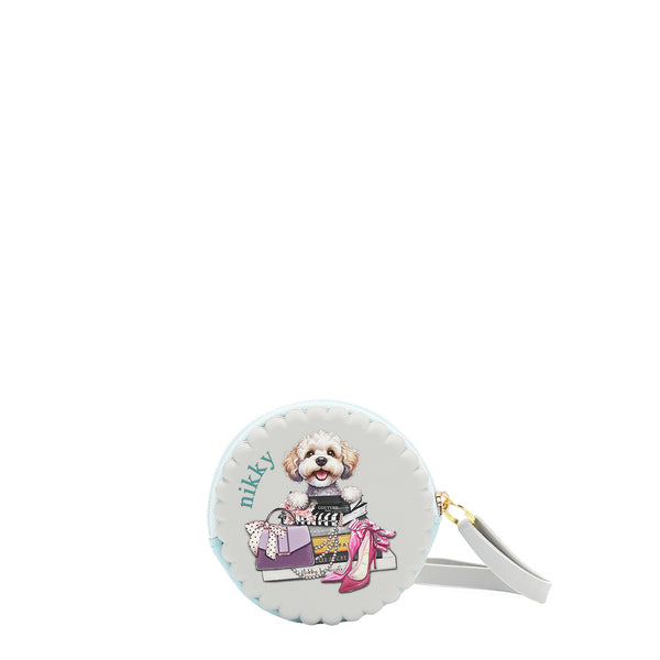 ESTUCHE REDONDO DE SILICONA CON PULSERA (MEANT TO LOVE YOU GRIS)