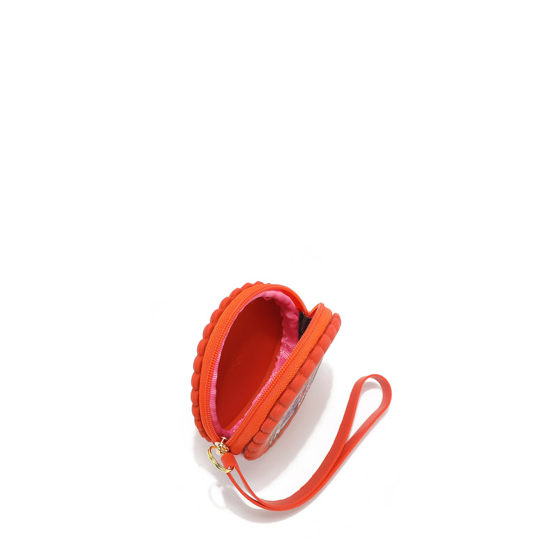 ESTUCHE REDONDO DE SILICONA CON PULSERA (FAIRY TALE ROSA)
