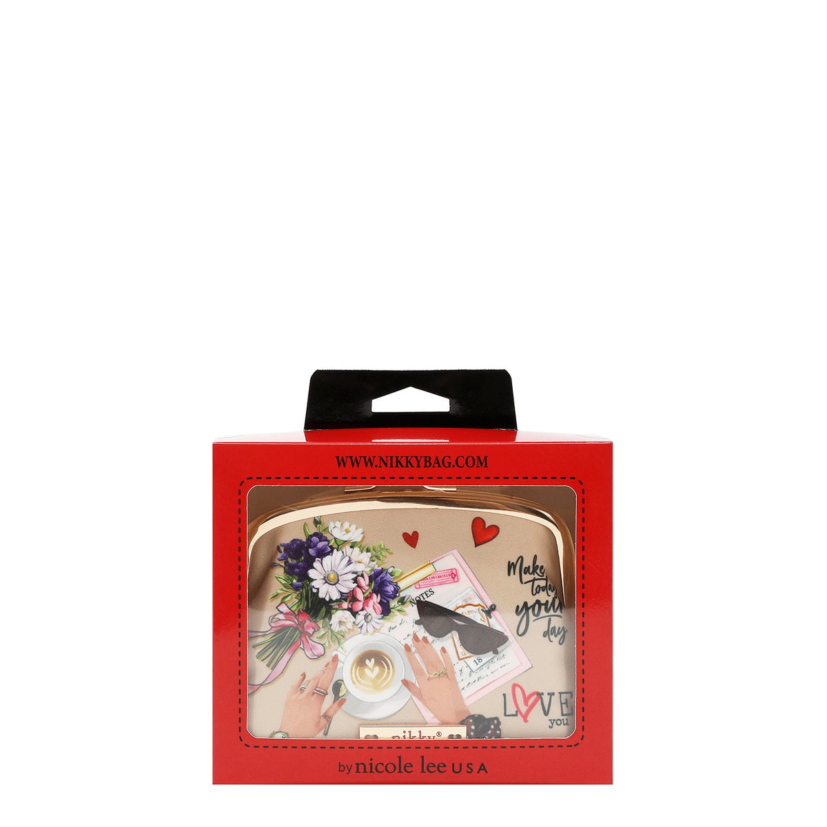 COSMETIC BAG WITH LOCKED KISS (YOUR MEMORY)