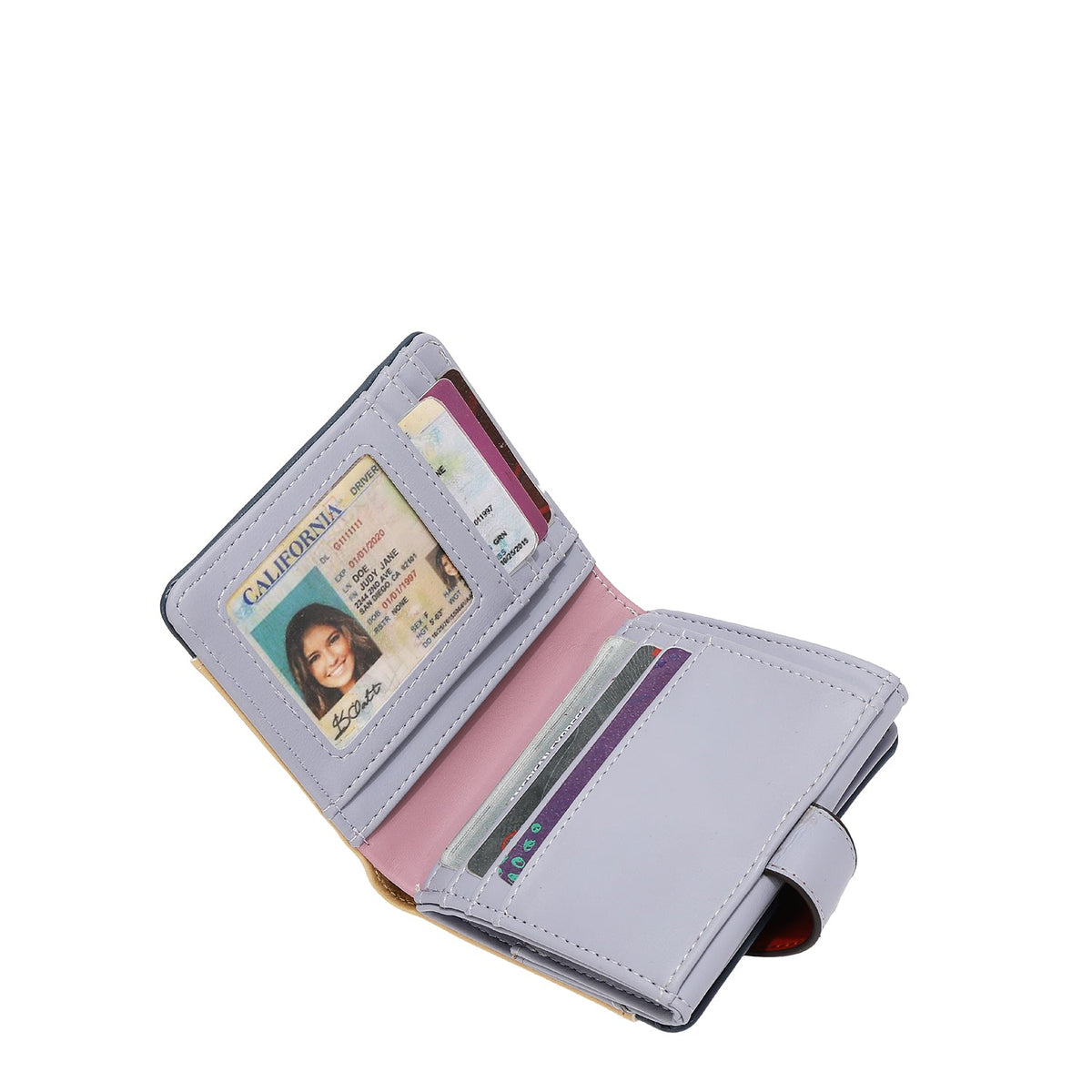 COMPACT WALLET WITH HEART BUTTON (YOUR MEMORY)