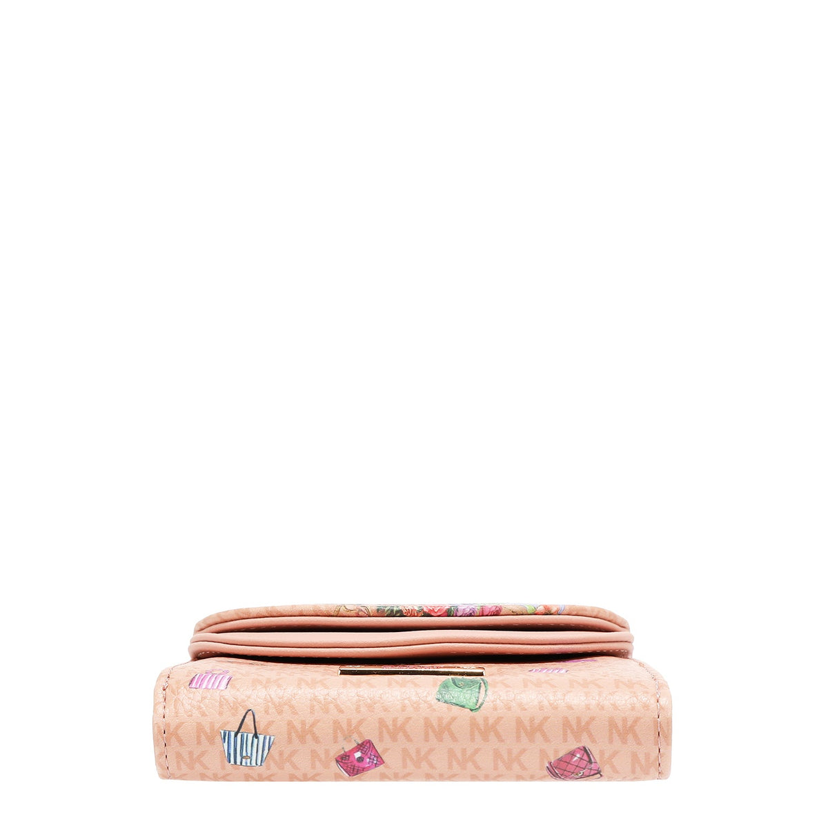 PORTAFOGLIO COMPATTO A DOPPIA PATTA (GLAMOROUS WALK - ROSA)