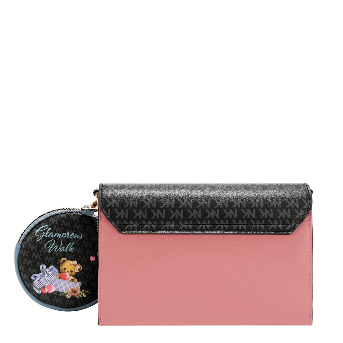 BANDOLERA DE 2 PIEZAS (GLAMOROUS WALK-NEGRO)