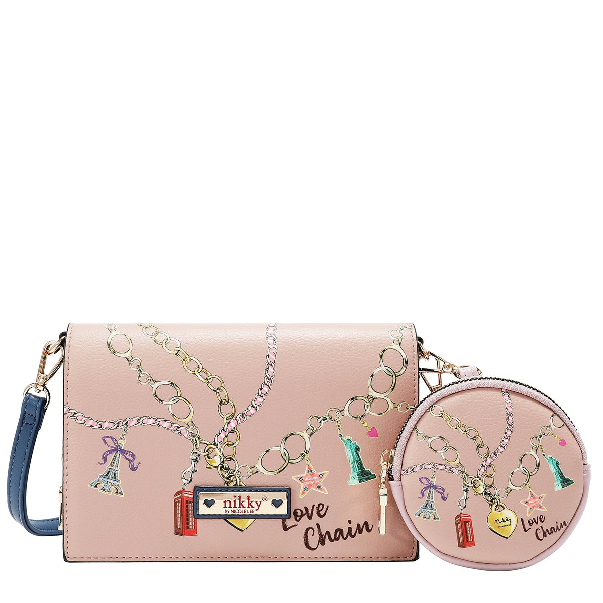 BANDOLERA DE 2 PIEZAS (LOVE CHAIN)