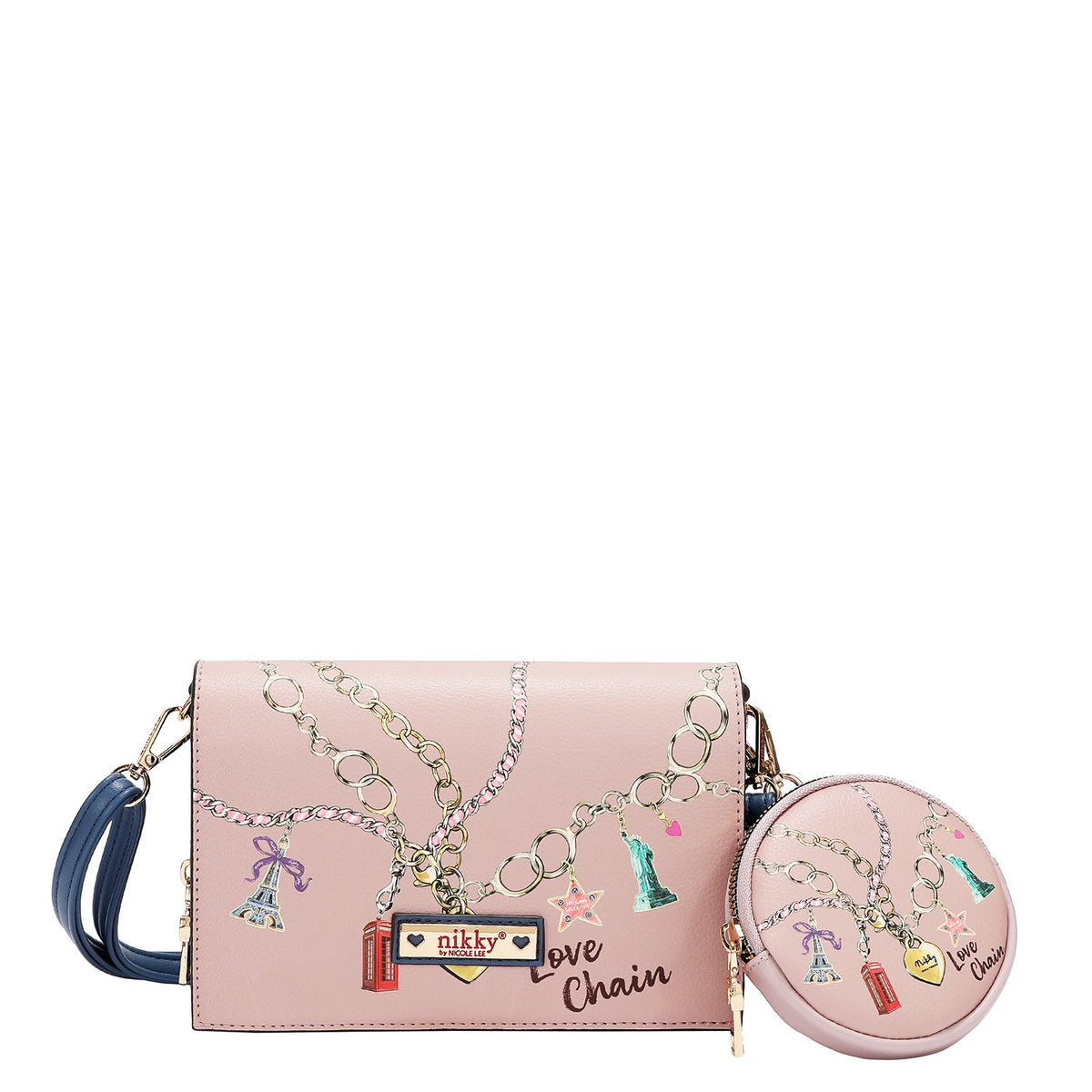 BANDOLERA DE 2 PIEZAS (LOVE CHAIN)