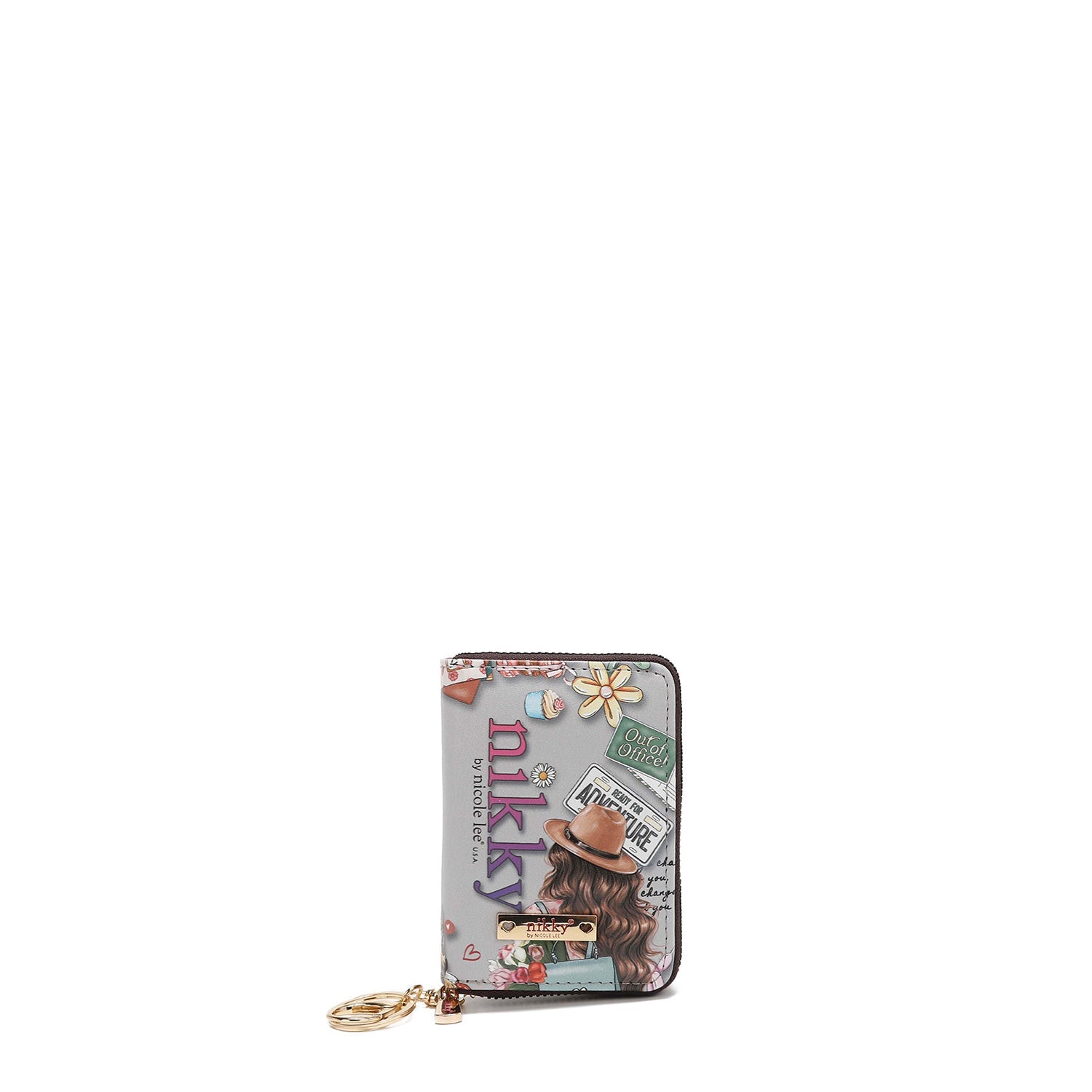 ACCORDION CARD HOLDER WITH ZIPPER <tc><tc><tc>Nikky</tc> World</tc></tc>