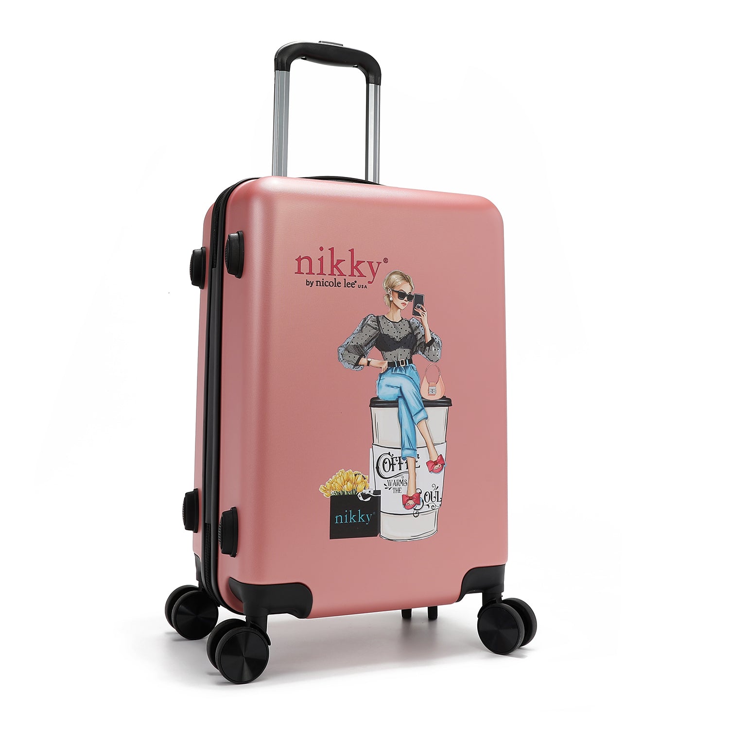 ABS PLASTIC CABIN SUITCASE (<tc>URBAN COFFEE DREAM</tc>)