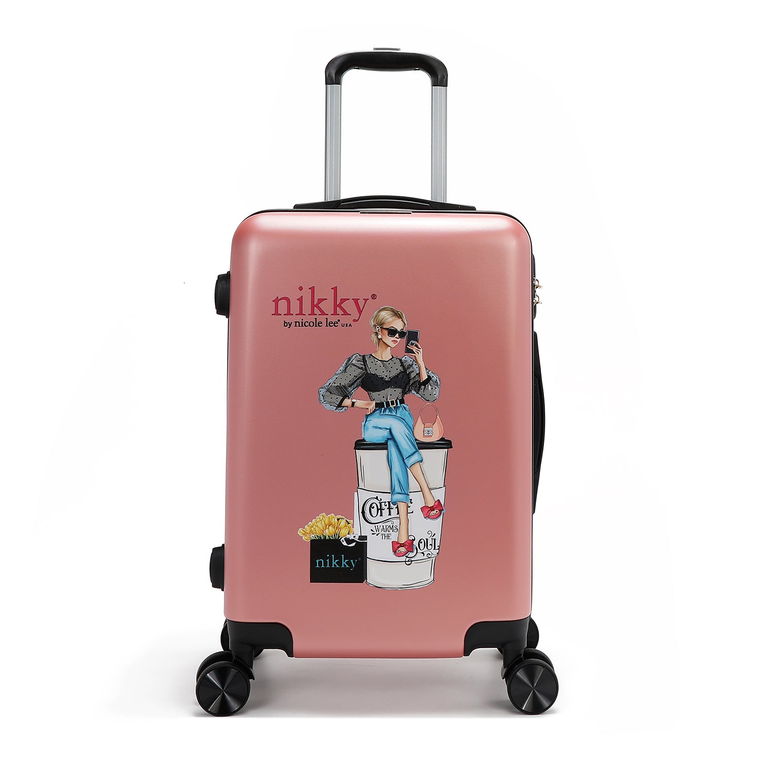 ABS PLASTIC CABIN SUITCASE (<tc>URBAN COFFEE DREAM</tc>)