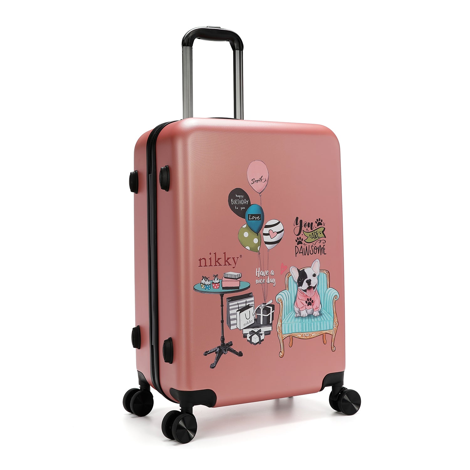 SET OF 3 RIGID SUITCASES (<tc><tc>Party King</tc></tc>)