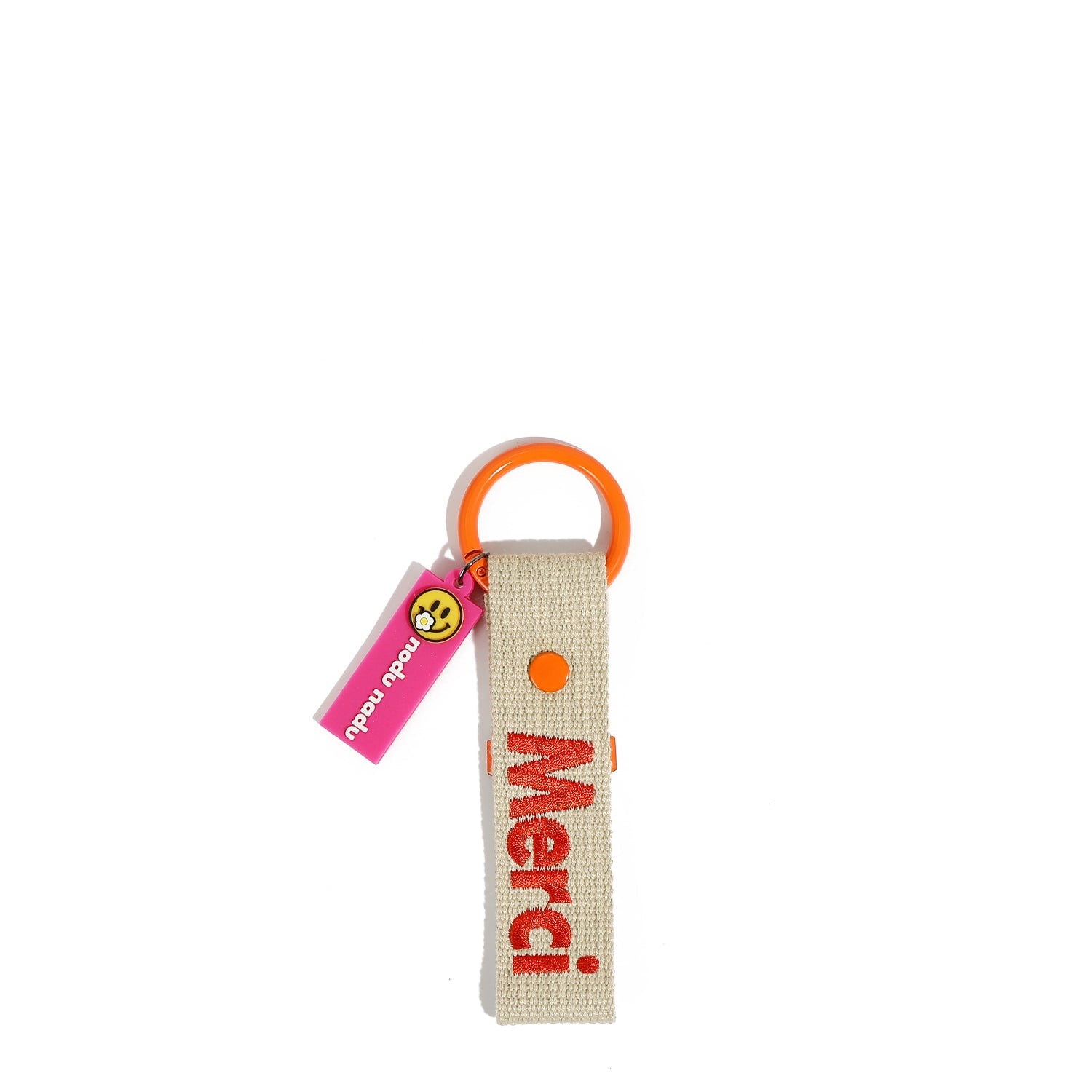 Merci (red) label pendant