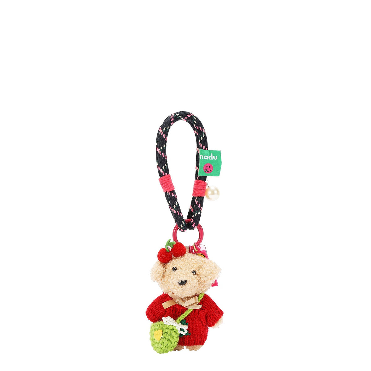 PENDENTE ORSETTO KAI ROSSO CILIEGIA