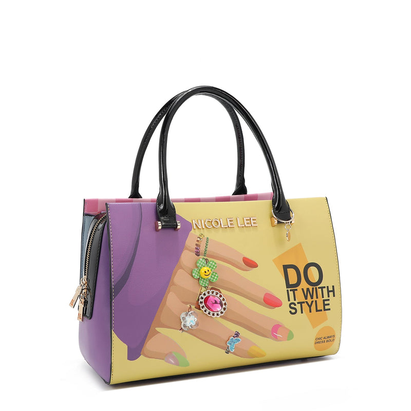 SATCHEL BAG (NAIL POLISH)