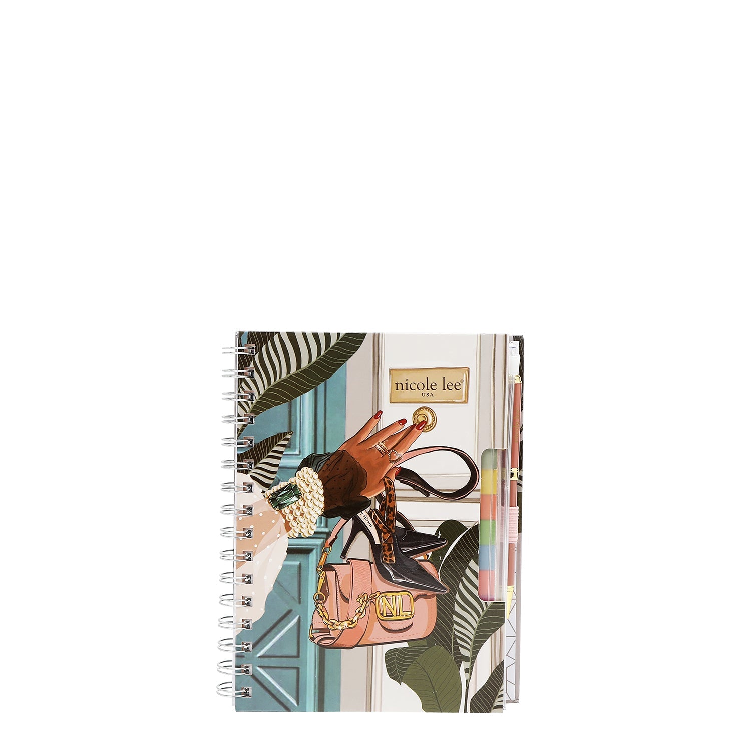 AGENDA ESPIRAL CON BOLSILLO CON CREMALLERA Y NOTAS ADHESIVAS (EMOTION)