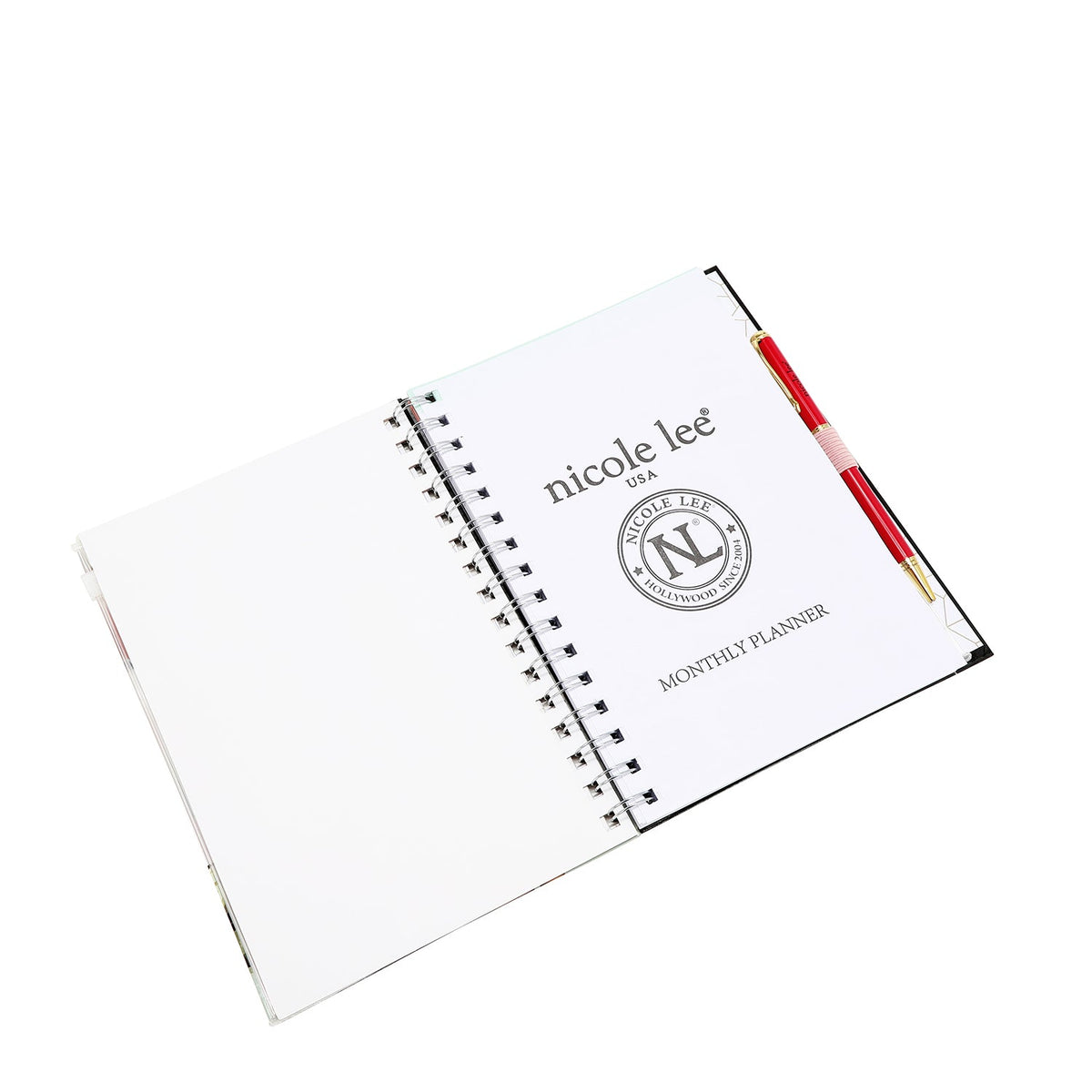 AGENDA ESPIRAL CON BOLSILLO CON CREMALLERA Y NOTAS ADHESIVAS (LONDON EYE-NEGRO)