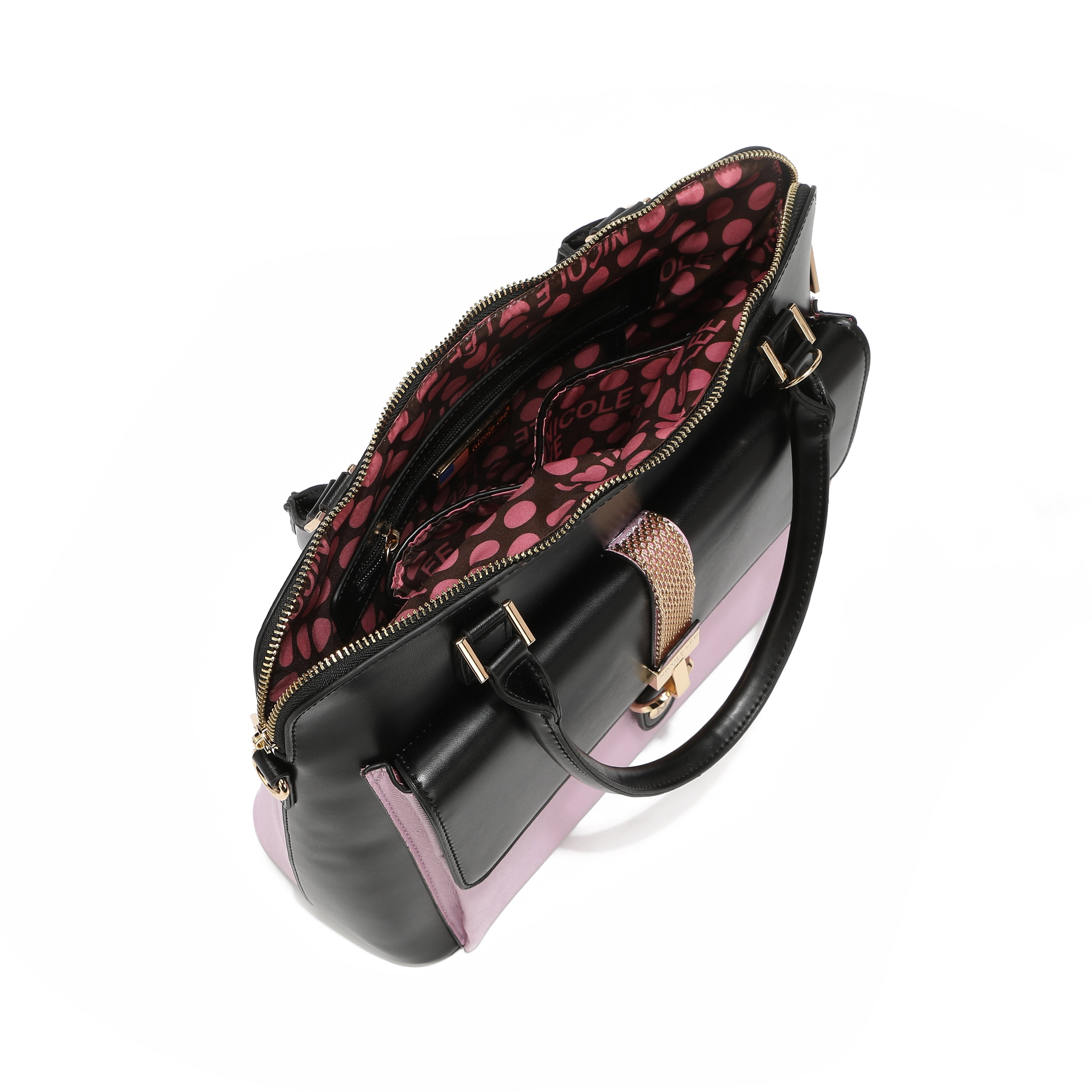 BOLSO SATCHEL DE FORMA ABOVEDADA PETRA