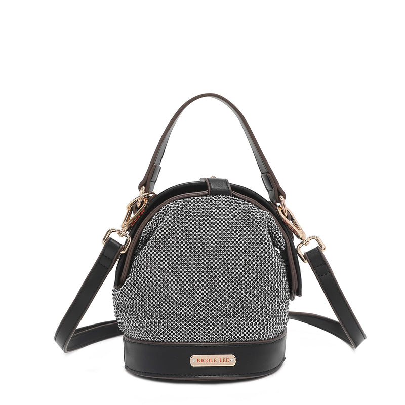 CROSSBODY BAG WITH RHINGES "BIANCA"