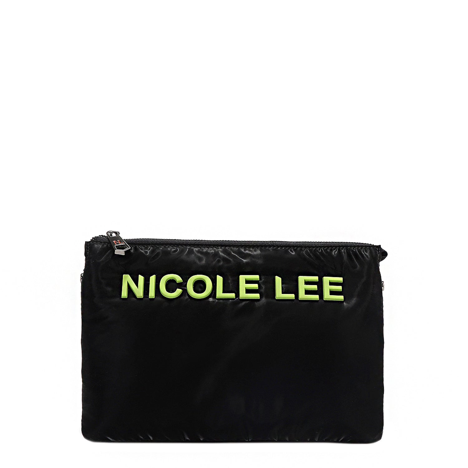 BOLSO CRUZADO CON CREMALLERA ACOLCHADO (NEGRO)