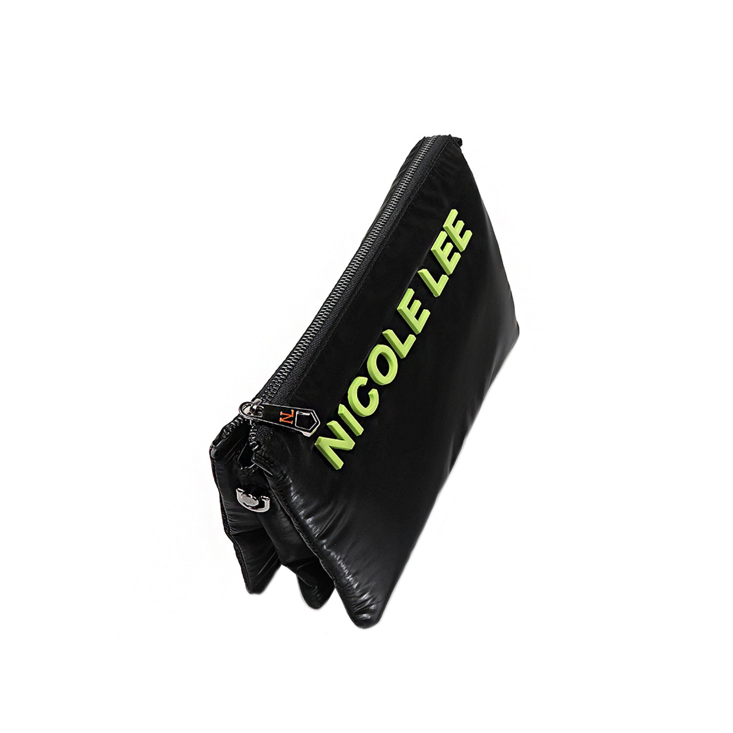 BOLSO CRUZADO CON CREMALLERA ACOLCHADO (NEGRO)