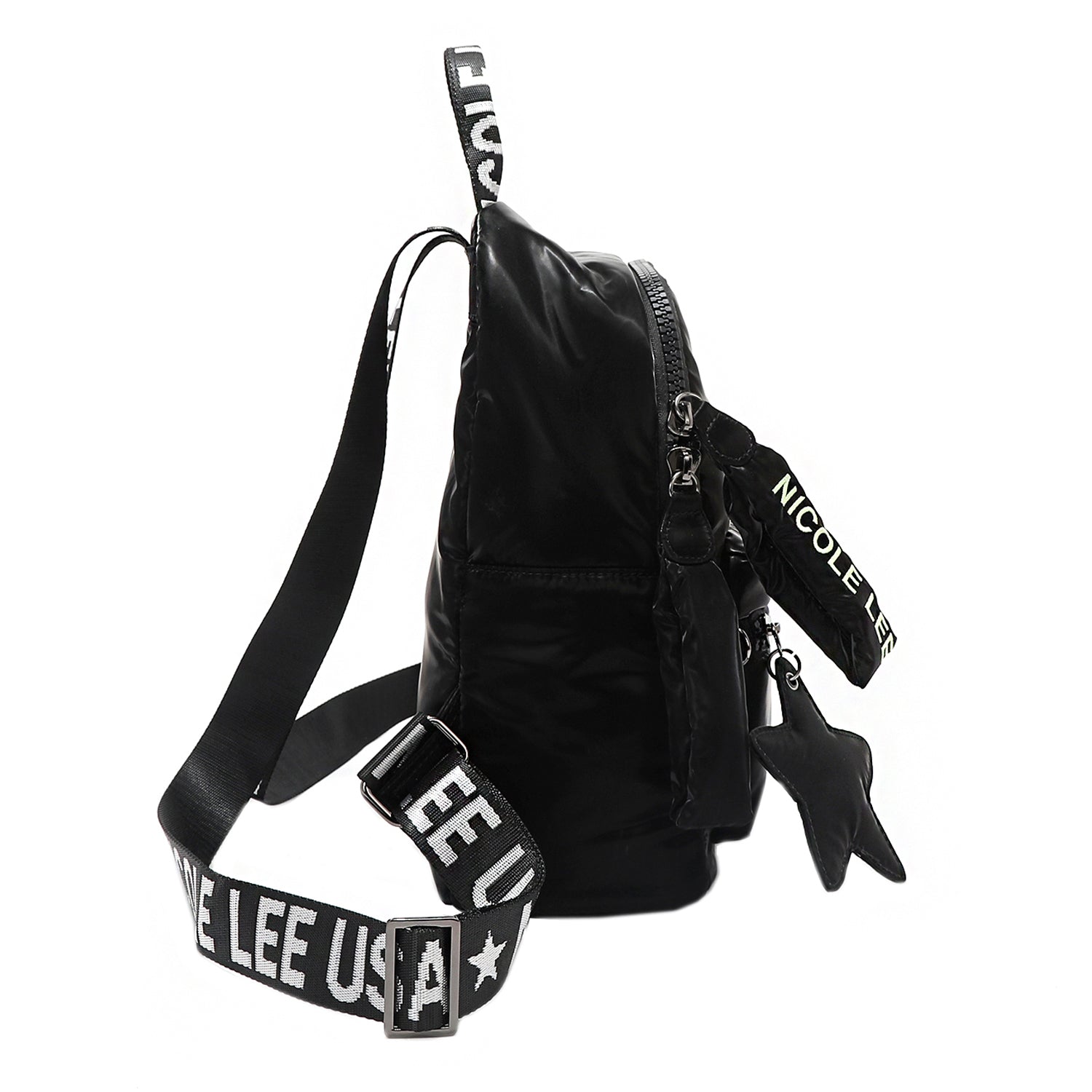 SAC À DOS MODE AVEC ÉTOILE REMBOURRÉE (NOIR)