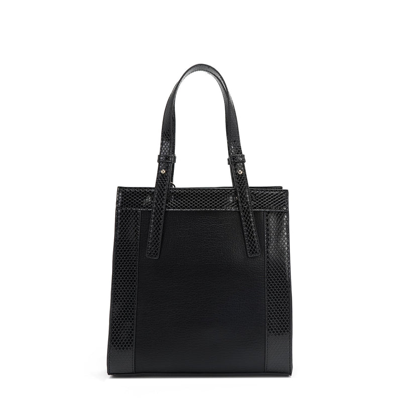 SMALL TOTE WITH LACE (BLACK)