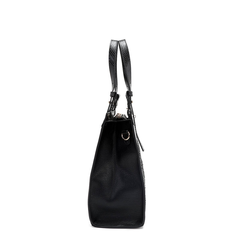 SMALL TOTE WITH LACE (BLACK)