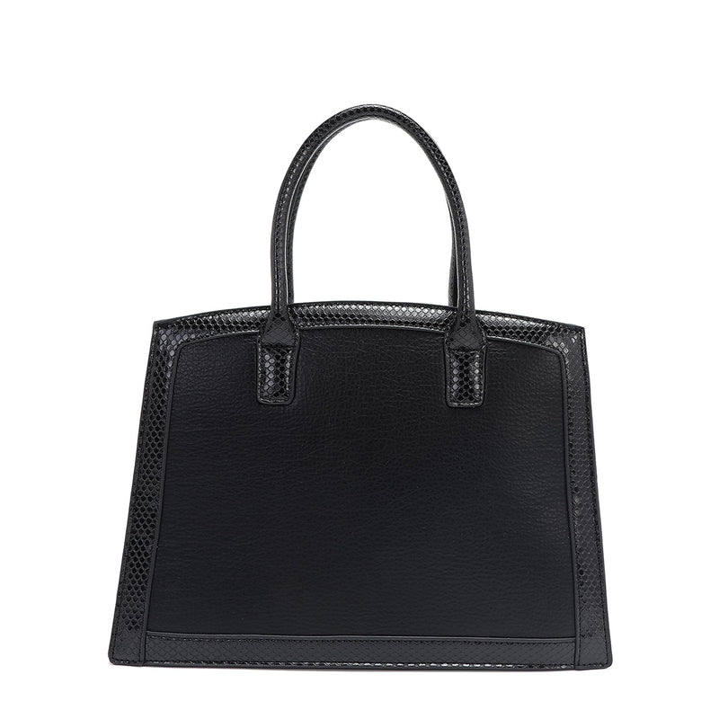 BAG WITH LACE (BLACK)