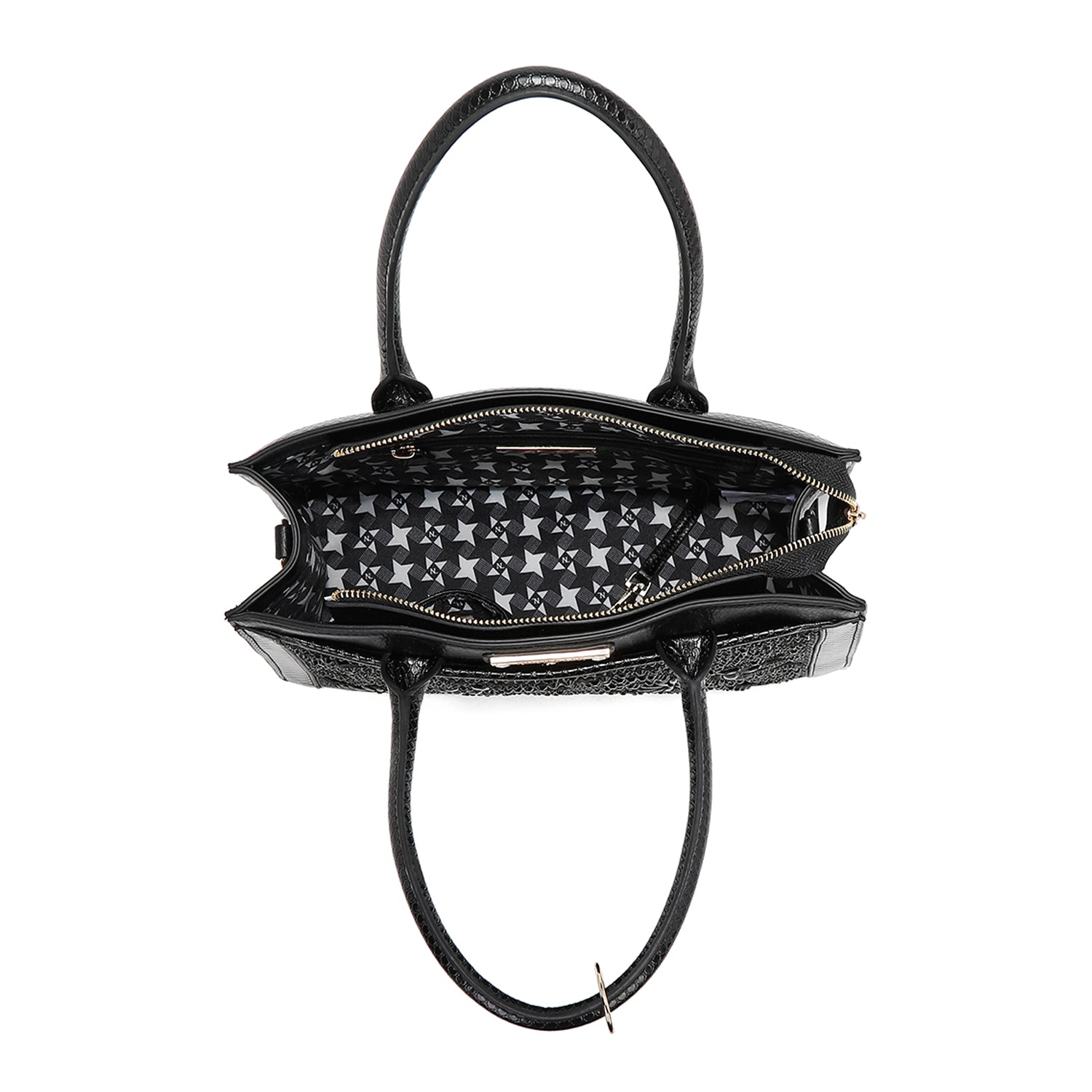 SAC AVEC DENTELLE (NOIR)