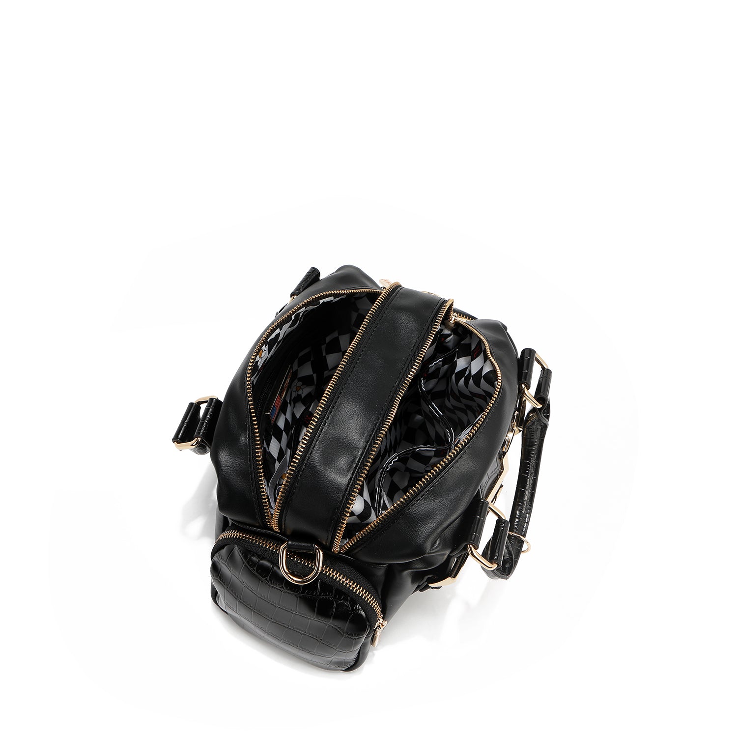 CALISTA BOLSO DE MANO MULTI BOLSILLO (NEGRO)