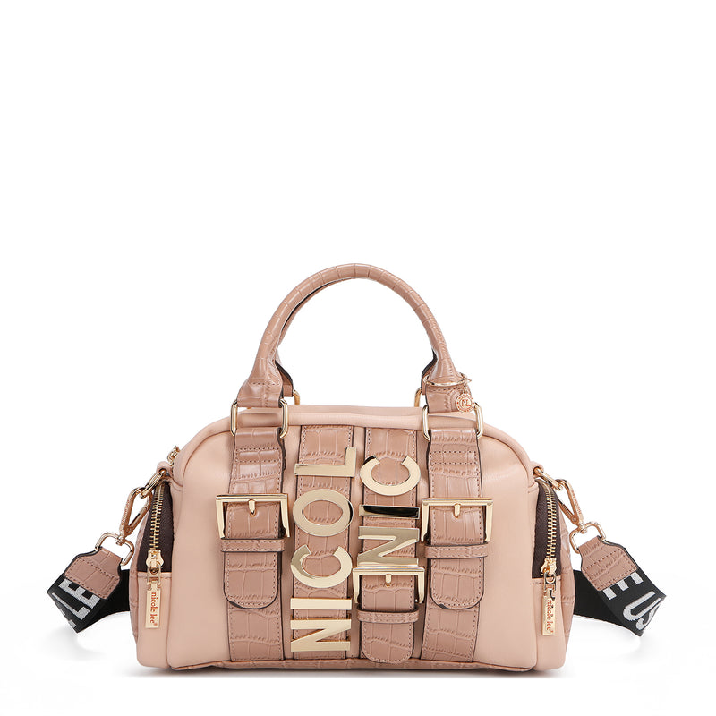CALISTA BOLSO DE MANO MULTI BOLSILLO (ROSA)