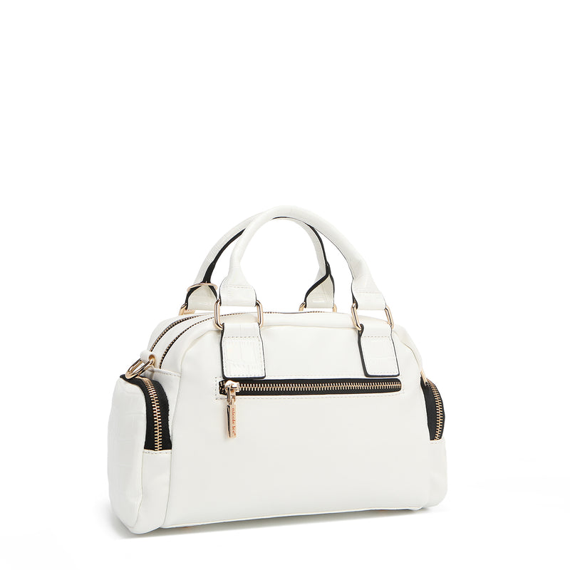 CALISTA BOLSO DE MANO MULTI BOLSILLO (BLANCO)